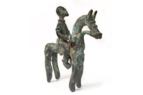 Antike Bronzefigur, Afrika